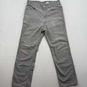 Vintage Men's 1999 Levi's 415 Jeans Gray Straight Leg Size 34x29